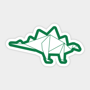 Prehistoric Origami - Stegosaurus Sticker